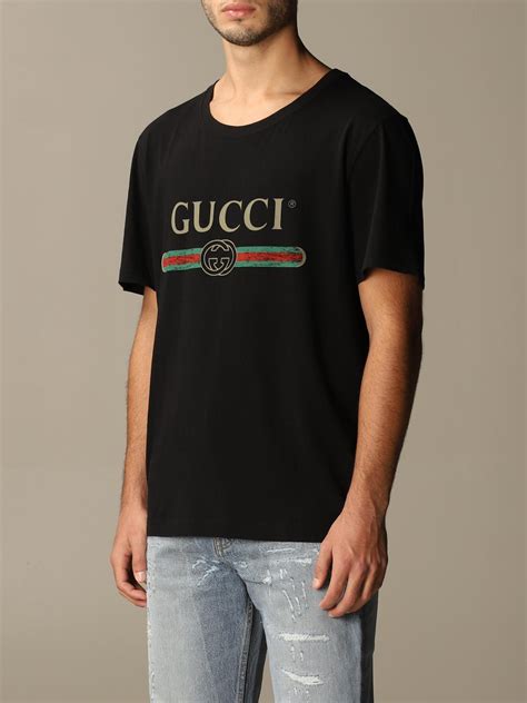 t-shirt uomo gucci outlet|t shirt gucci original.